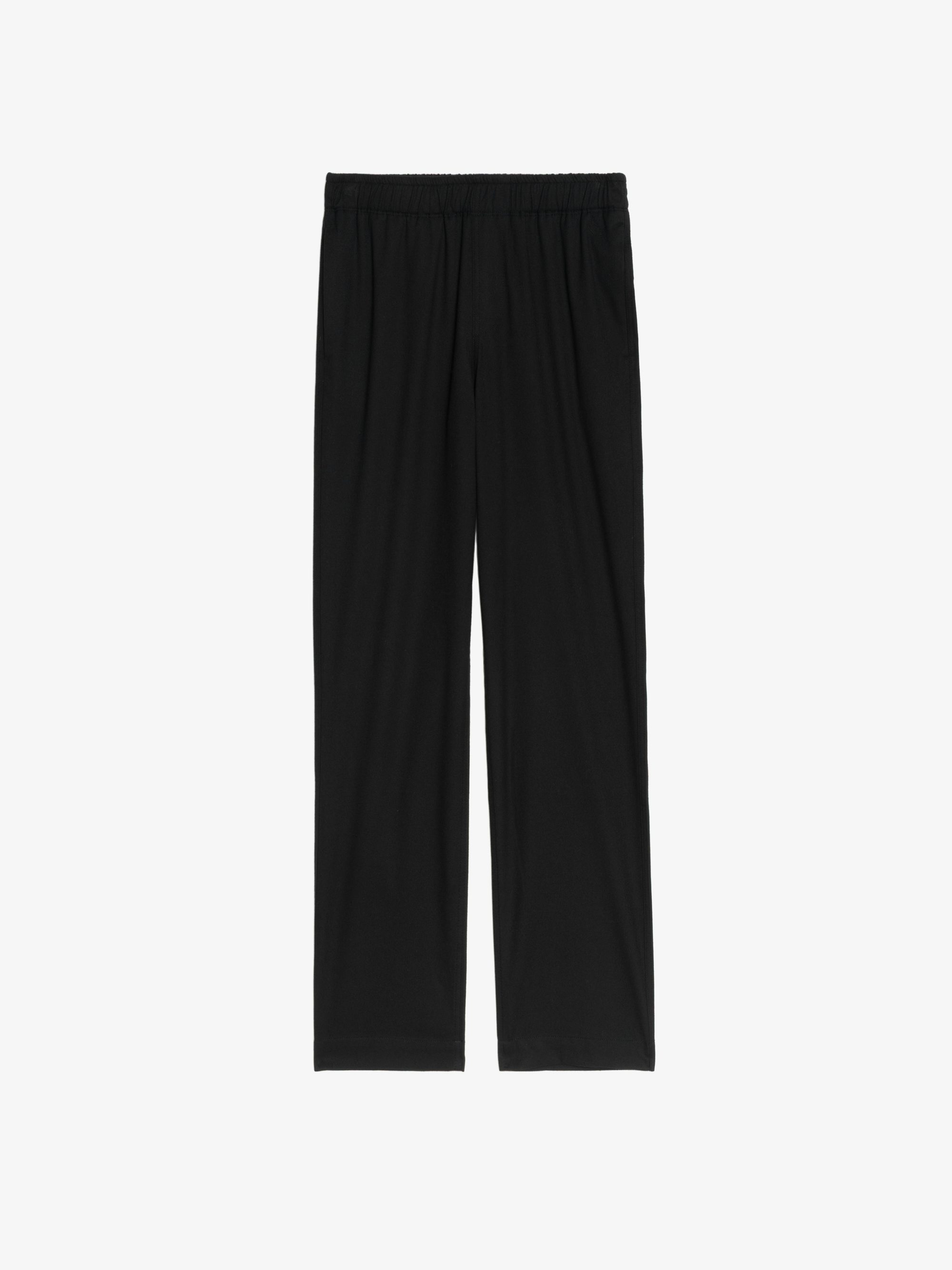 Trousers Pix - Straight-cut casual trousers with elasticated waist.